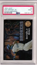 KEN GRIFFEY JR.  -- 1994 LEAF -- POWER BROKERS -- #5 -- PSA MINT 9