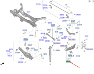 KIA CEED MK3 CD Rear Right Trailing Arm 55280G4AA0 NEW GENUINE - Picture 1 of 2