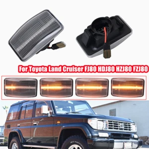 Marcador lateral luz de agua fluida transparente para Toyota Land Cruiser Lanku Lexus - Imagen 1 de 11