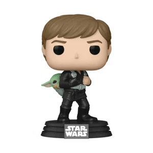 Figura de vinilo Luke Training Grogu Pop Star Wars Libro de Boba Fett - Imagen 1 de 1