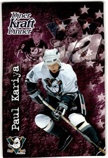 1995-96 Kraft Shooting Stars Paul Kariya #NNO Anaheim Mighty Ducks