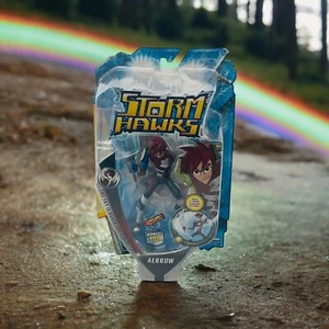 Spin Master Storm Hawks Actionfiguren Deluxe Aerrow Bonus DVD Leuchtschwert - Bild 1 von 12