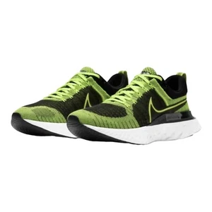 Nike React Infinity Run Flyknit 2 Mens Running Volt Green CT2357-700 Sz 11.5 - Picture 1 of 8