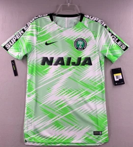 Nigeria Nike World Cup Tribute National Team GX Dry Squad Jersey Men's Small New - Picture 1 of 12