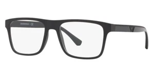 Neu Emporio Armani EA4115 Rechteckige Brille 58011W für Herren Schwarz 54mm - Bild 1 von 5