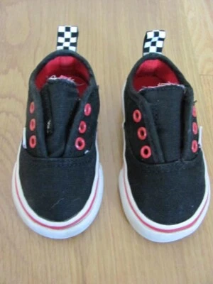 Zapatos para niños pequeños Vans Off the Wall azul marino textil TC6D/11-2012 4,0 Foto 1 de 4