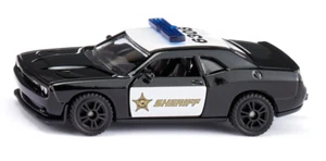 Siku 1584 Dodge Challerger SRT "County Sheriff" nero/bianco (blister) - Foto 1 di 4
