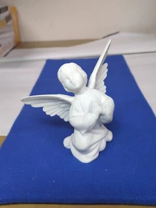 Boehm Kneeling Praying Angel Guardian White Porcelain USA - Picture 1 of 6