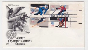TurtlesTradingPost- Winter Olympics- 1980- FDC #1795-8 Artcraft- Plate Block 05 - Picture 1 of 1