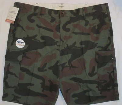 NUEVO CON ETIQUETAS Para hombres DOCKERS EJÉRCITO CAMUFLAJE Estampado CARGO SHORTS Verde Negro Marrón, Talla 28 29 31 32 Foto 1 de 4
