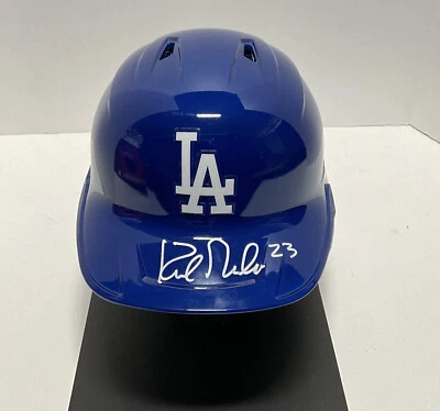 KIRK GIBSON 88 WORLD SERIES CHAMPION SIGNED FULL SIZE DODGERS HELMET W140619 - Image 1 of 3