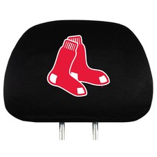 MLB Head Rest Covers Set of 2 Embroidered Team Logo by ProMark Select Team Below