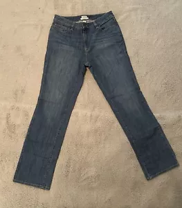 Jeans denim da donna blu stretch LL Bean Favorite Fit medio lavaggio taglia 10 Reg. - Foto 1 di 14