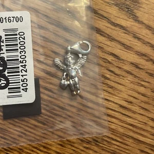 Thomas Sabo Silver Angel Cherub Charm W/ Heart - Picture 1 of 4