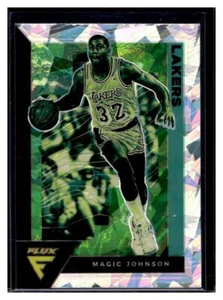 2020-21 Panini Flux Silver Cracked Ice Prizm #181 Magic Johnson Fanatics Qty - Picture 1 of 2