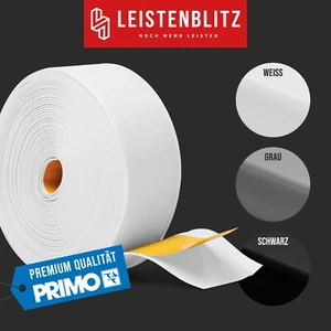 Primo Weichsockelleiste Selbstklebend Fußleiste 13x48mm PVC Abschlussleiste 10m - Bild 1 von 5