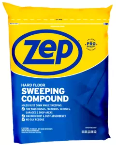 ZEP 50 lbs. Sweeping Compound for effective dust control and clean surfaces NEW - Picture 1 of 5