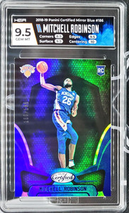 2018-19 Certified Mitchell Robinson RC Mirror Blue 180/199 HGA 9.5 Gem Mint!!