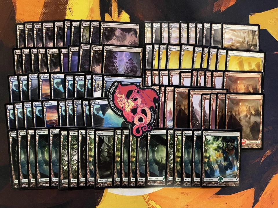 ***100 Full Art Basic Lands - Original Zendikar - 20 Each - MTG*** - Image 1 of 1