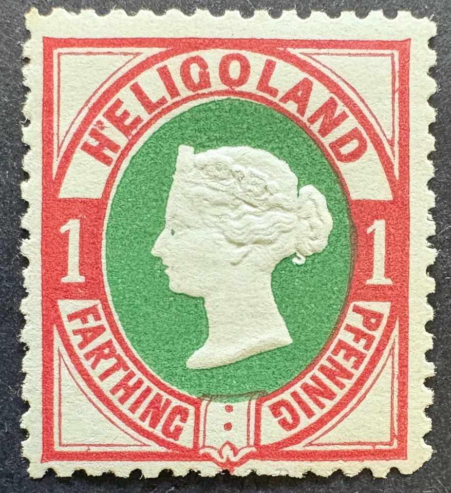 Heligoland 1875-90 Queen Victoria SG10 1pf (1/4d.) MNH Foto 1 de 1