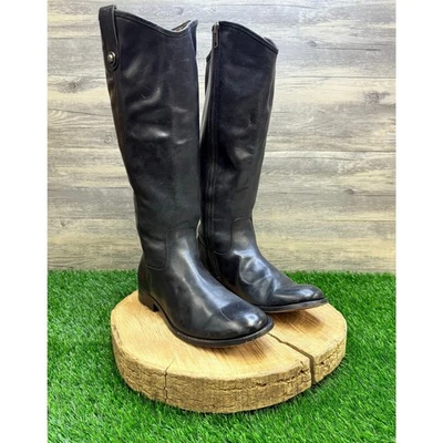 Frye Women - Size 8.5B - Black Melissa Riding Boots 3470412 - Image 1 of 4
