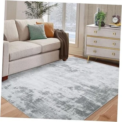 Tapetes de área 9x12 tapete lavável, tapete abstrato moderno tapete macio antiderrapante  - Imagem 1 de 4