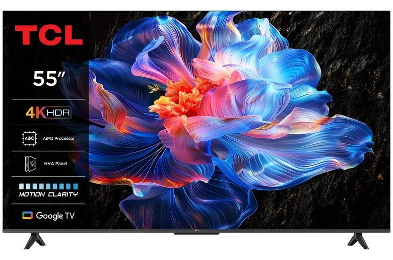 TCL Serie Smart TV 4K Ultra HD 55" Pollici 55P69K, Dolby Audio, HDR10+, Google T - Immagine 1 di 4