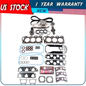 Timing Belt Water Pump Head Gasket Set For 05-10 Honda Ridgeline Odyssey 3.5L - Foto 1 di 24