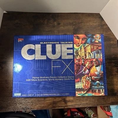Electronic Talking Clue FX Board Game 2003 Parker Brothers **COMPLETE / WORKS** - Image 1 of 2