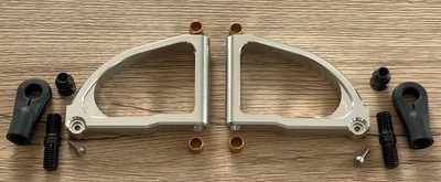 CNC ALLOY FRONT UPPER ARM SET For Duratrax Firehammer Smartech Carson FG 1/5 R/C - Image 1 of 4