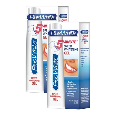 Gel blanqueador Plus White Speed 2 oz, paquete de 2, funciona en 5 minutos Foto 1 de 4