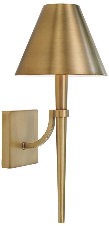 Arandela de parede Capital Holden 18 3/4" latão de alta idade metal - Imagem 1 de 1