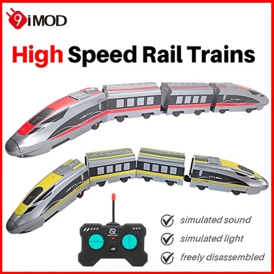 RC High-Speed Rail Trains 2.4G Simulated Sound Light Model Remote Control Car - Image 1 of 4