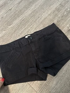 BEPOP WOMEN CASUAL LOUNGE BLACK SHORTS SMALL S 7 - Picture 1 of 2