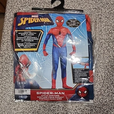 Marvel Spiderman 服装 M/M 8 码 儿童 — 第 1/4 张图片