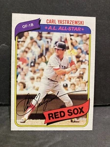 1980 Topps Carl Yastrzemski Boston Red Sox Card #720 - Picture 1 of 2
