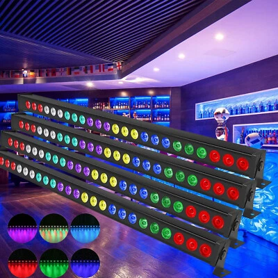 96W 107cm LED Wall Washer Licht Bar Bühnenlicht LED RGB DMX Strahler Weihnachten - Bild 1 von 4