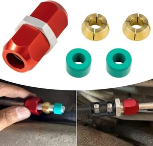 800-643 A/C Line Splice Connector Splicer Coupler For 5/16'' Aluminum Hard Line - Bild 1 von 11