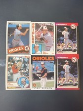 Cal Ripken Jr Baseball Card Lot (6) 1983-1986 Topps 1989 Donruss