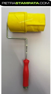 CURBING STAMP Concrete roller stamp Cement Landscape Curbing Texture Roller - Image 1 of 2