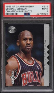 1995-96 SP CHAMPIONSHIP SHOTS MICHAEL JORDAN #S16 PSA 9 como nuevo - Imagen 1 de 2