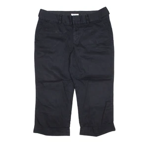 Pantalón CALVIN KLEIN elástico 3/4 piernas negro ajustado recto para mujer W34 L22 - Imagen 1 de 6