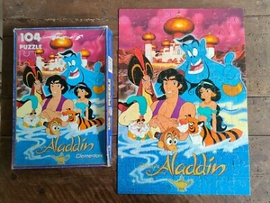 ALADDIN Puzzle Walt Disney Clementoni 104 Pezzi Vintage 1990's - Imagen 1 de 7