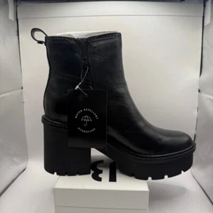 Women's Naturalizer Black Leather Ankle Boots 9M - Bild 1 von 13