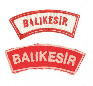 OLD SCOUTS OF TURKEY - TURKIYE BALIKESIR SCOUT COUNCIL SCHULTERAUFNÄHER (2 VAR) - Bild 1 von 2