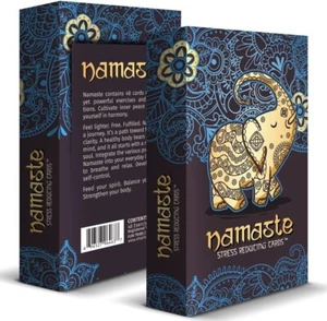 Self Care Gifts For Women Anxiety Relief Meditation Namaste 48 Stress Less Cards - Picture 1 of 1