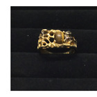 Vintage Men's 18kt HGE Ring with Tiger Eye Stone Unbranded