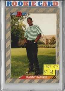 Manny Ramirez Cleveland Indians 1992 Rookie Cards 555 Homers Buy 1-Get 1 FREE - Picture 1 of 32
