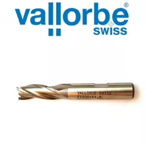 VALLORBE SWISS End Mill 11.8mm Shank Dia 12MM Coat 3-Flute No76 15/32 - Picture 1 of 9