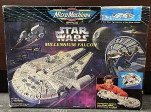 Star Wars Micro Machines Millennium Falcon Playset 1995 Vintage New In Box - Picture 1 of 14